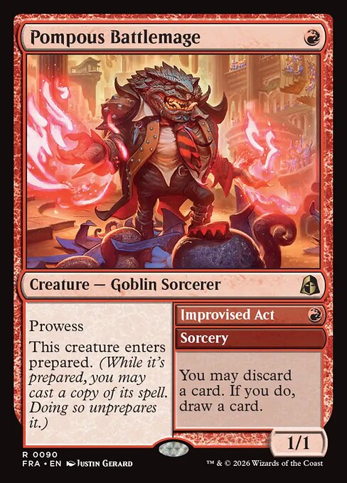 Pompous Battlemage // Improvised Act (fra-90)