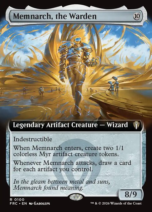 Memnarch, the Warden card art (frc-100), Magic: The Gathering FRC