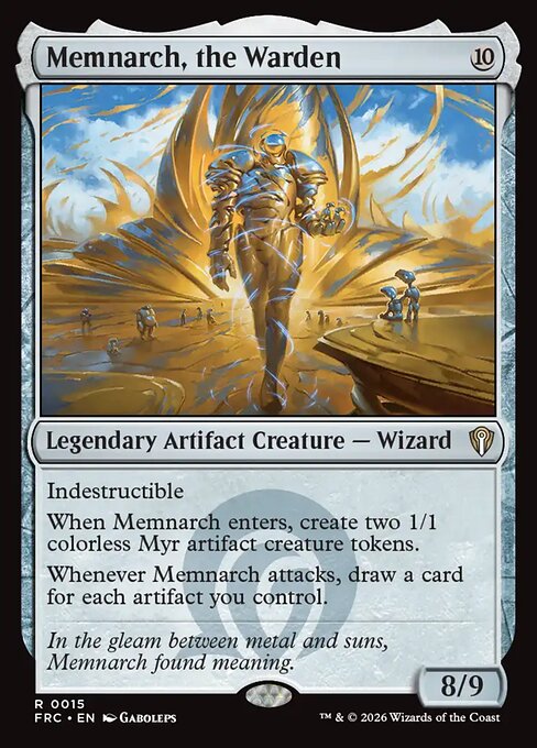 Memnarch, the Warden card art (frc-15), Magic: The Gathering FRC