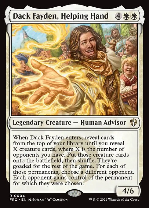 Dack Fayden, Helping Hand (frc-4)