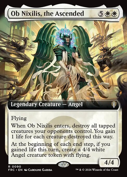 Ob Nixilis, the Ascended card art (frc-90), Magic: The Gathering FRC