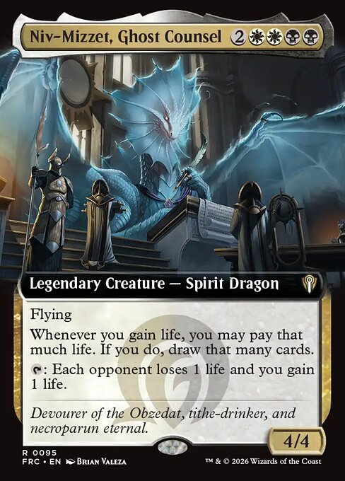 Niv-Mizzet, Ghost Counsel card art (frc-95), Magic: The Gathering FRC