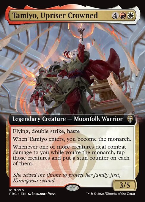 Tamiyo, Upriser Crowned card art (frc-96), Magic: The Gathering FRC