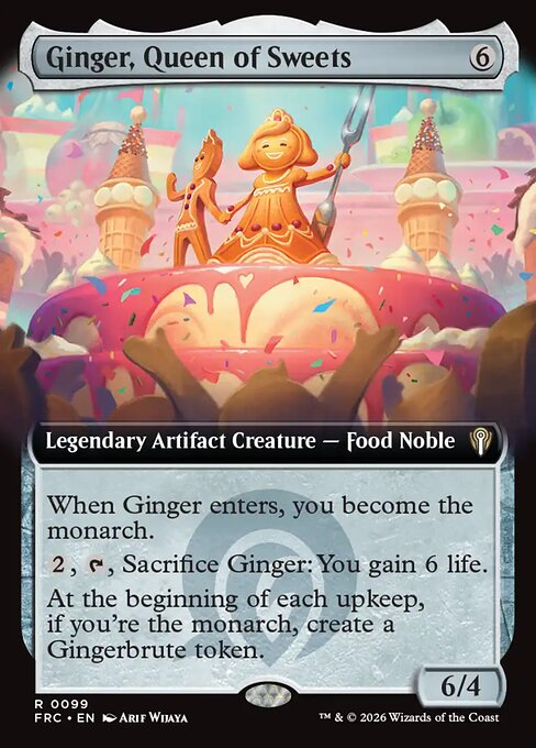 Ginger, Queen of Sweets card art (frc-99), Magic: The Gathering FRC