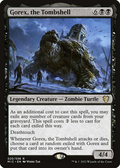 Gorex, the Tombshell card art (mic-20), Magic: The Gathering MIC
