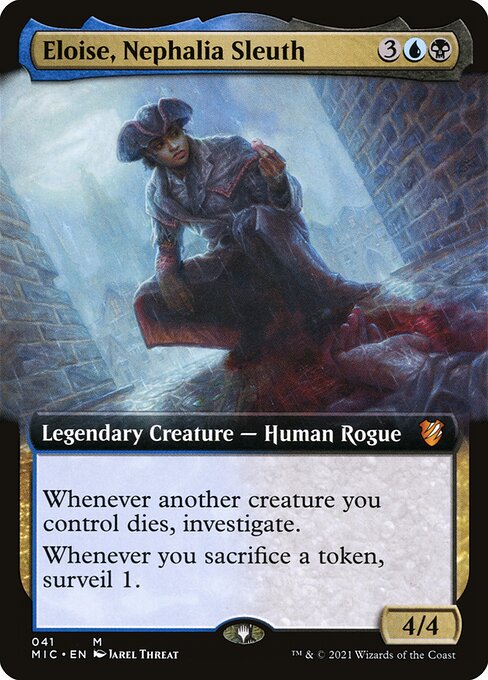 Eloise, Nephalia Sleuth card art (mic-41), Magic: The Gathering MIC