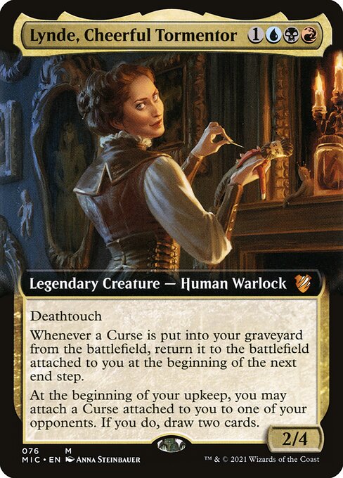 Lynde, Cheerful Tormentor card art (mic-76), Magic: The Gathering MIC