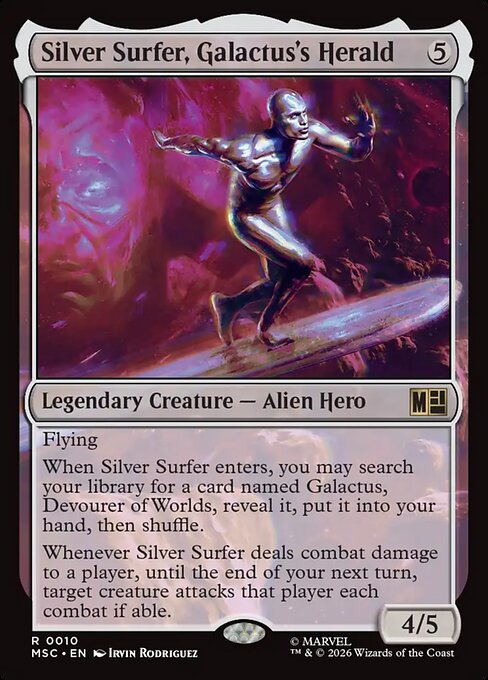 Silver Surfer, Galactus's Herald (msc-10)