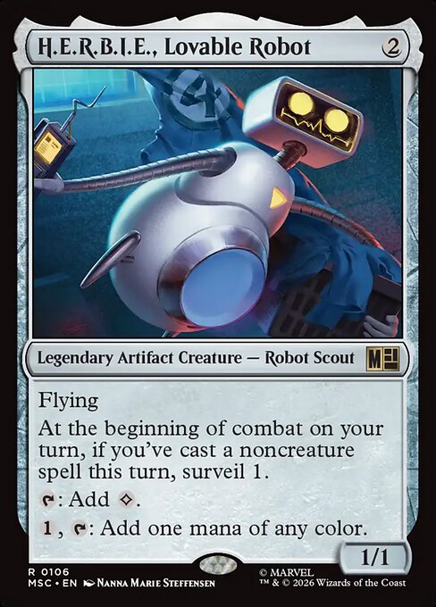H.E.R.B.I.E., Lovable Robot (msc-106)