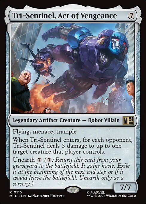 Tri-Sentinel, Act of Vengeance (msc-115)