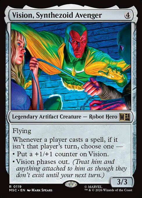 Vision, Synthezoid Avenger (msc-119)