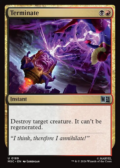 Terminate (msc-189)