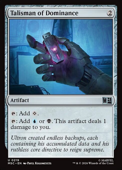 Talisman of Dominance (msc-219)