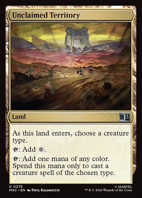 Unclaimed Territory (msc-275)