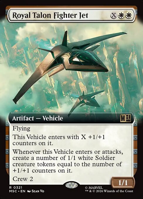 Royal Talon Fighter Jet (msc-321)