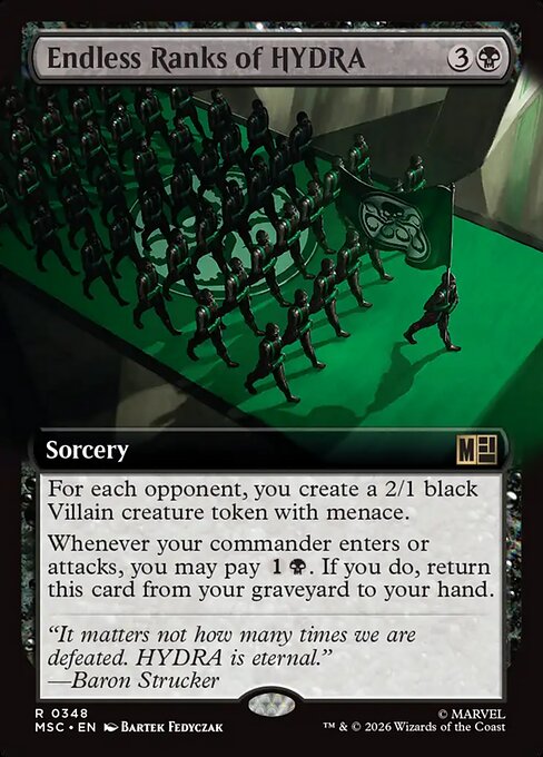 Endless Ranks of HYDRA (msc-348)