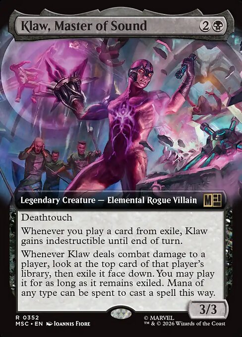 Klaw, Master of Sound (msc-352)