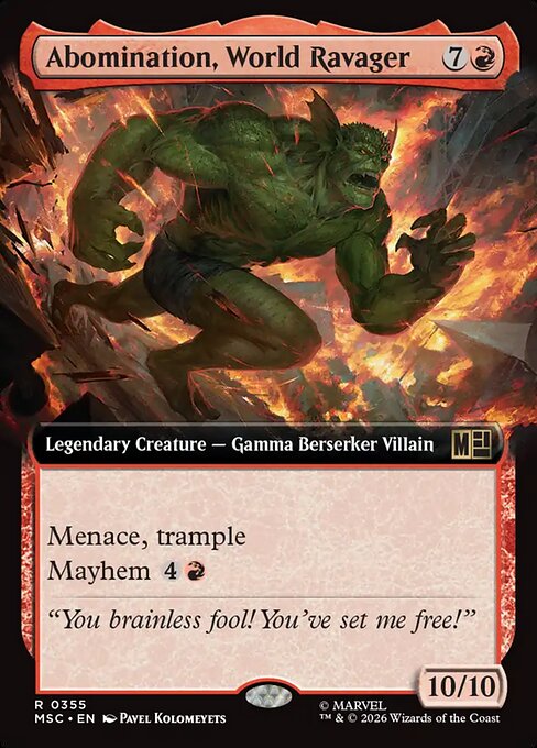 Abomination, World Ravager (msc-355)