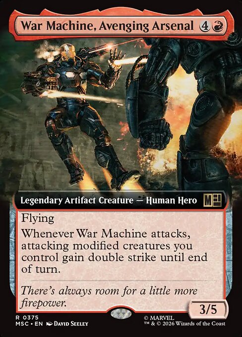 War Machine, Avenging Arsenal (msc-375)
