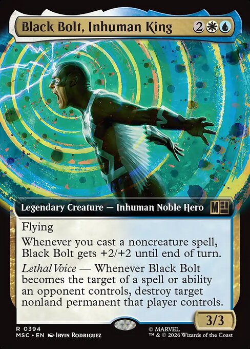 Black Bolt, Inhuman King (msc-394)