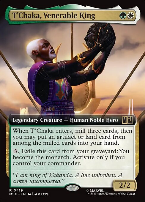 T'Chaka, Venerable King (msc-419)