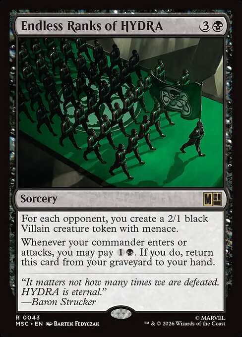 Endless Ranks of HYDRA (msc-43)
