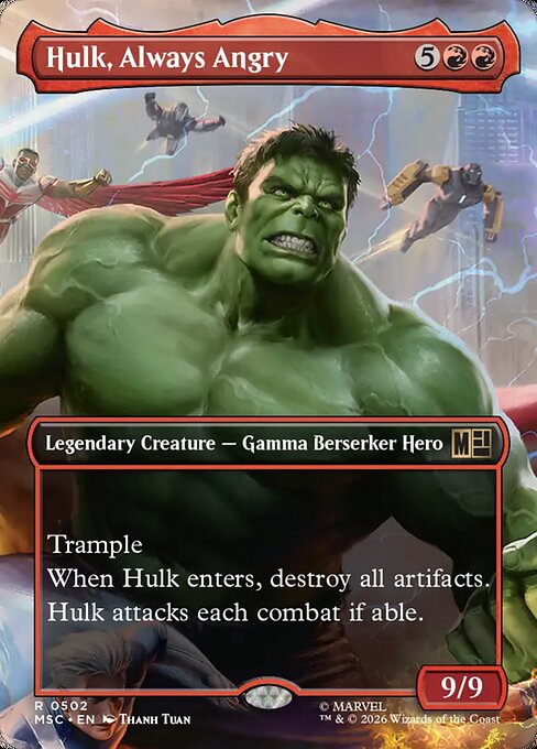 Hulk, Always Angry (msc-502)