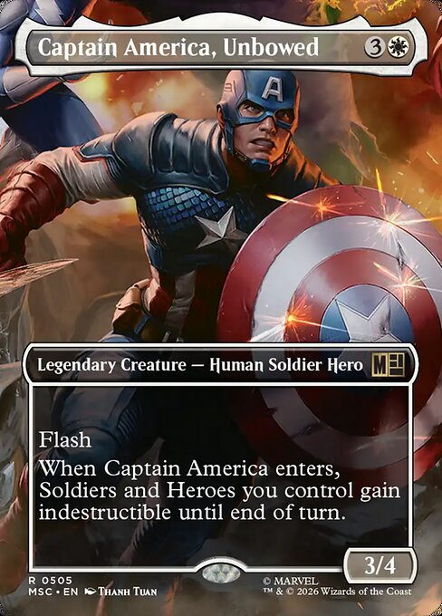 Captain America, Unbowed (msc-505)