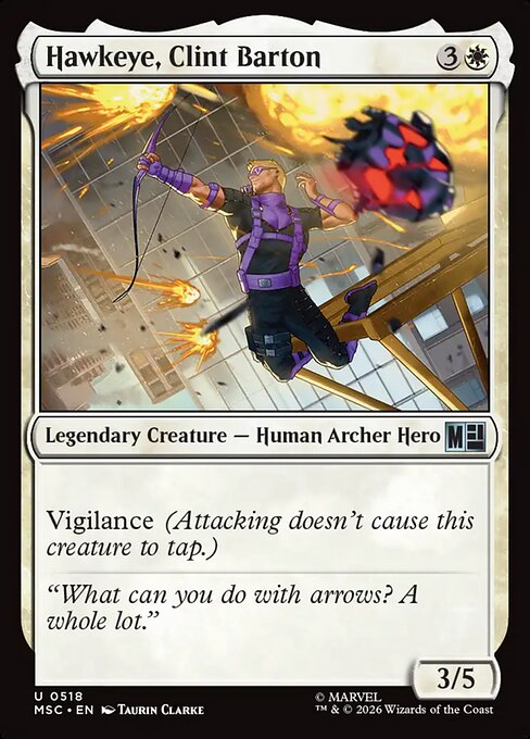 Hawkeye, Clint Barton (msc-518)
