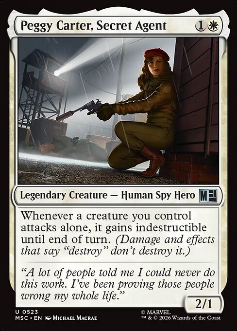 Peggy Carter, Secret Agent (msc-523)