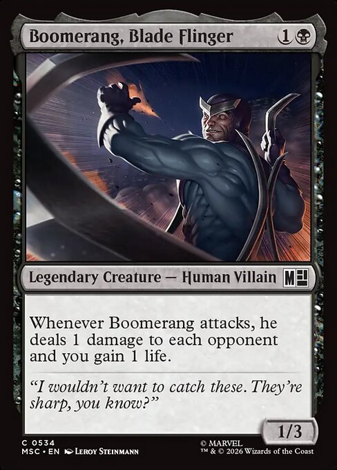 Boomerang, Blade Flinger (msc-534)