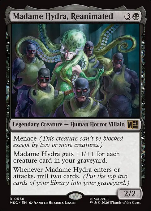 Madame Hydra, Reanimated (msc-538)