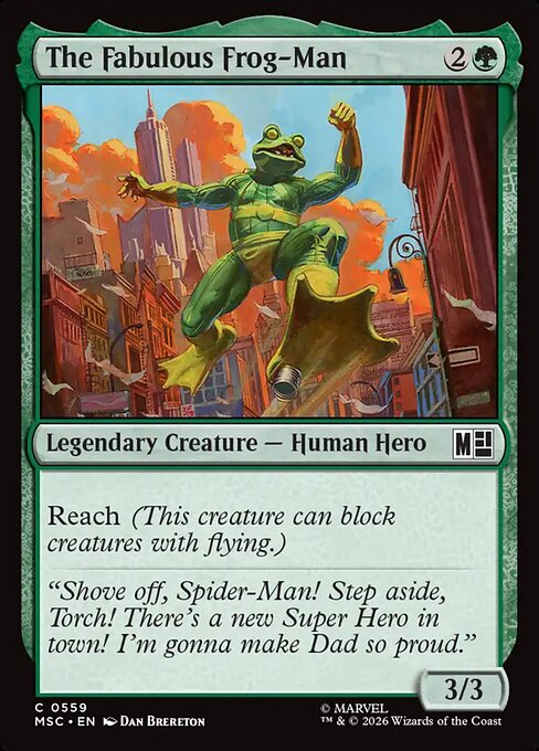 The Fabulous Frog-Man (msc-559)