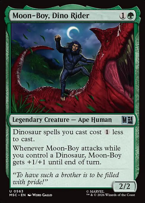 Moon-Boy, Dino Rider (msc-563)