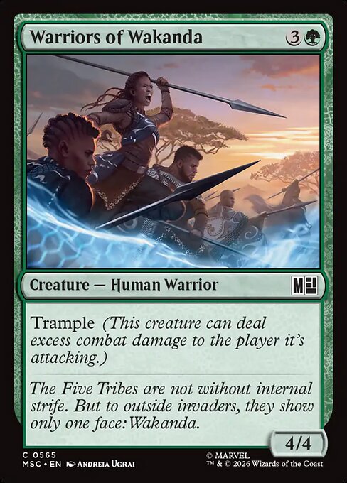 Warriors of Wakanda (msc-565)