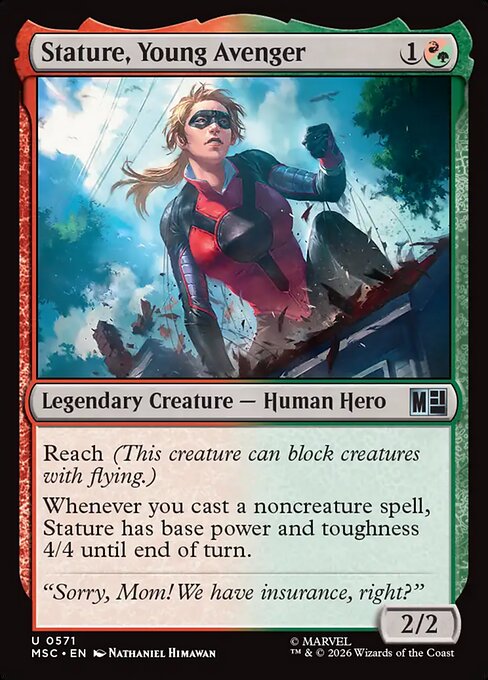 Stature, Young Avenger (msc-571)