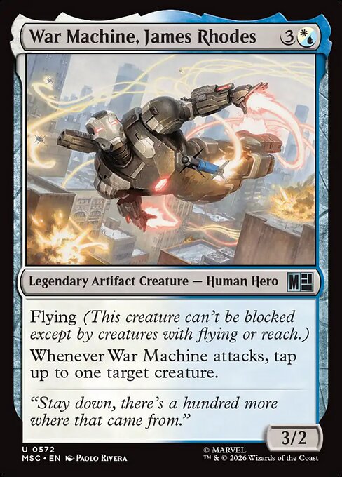War Machine, James Rhodes (msc-572)