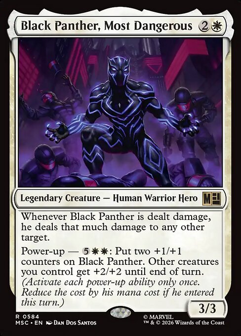 Black Panther, Most Dangerous (msc-584)
