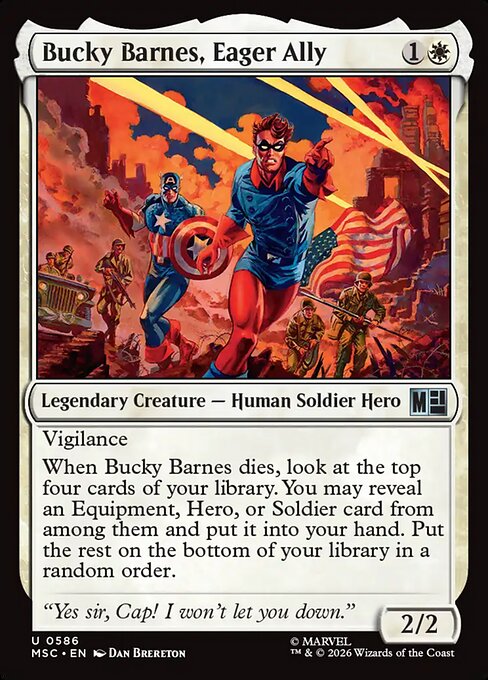 Bucky Barnes, Eager Ally (msc-586)