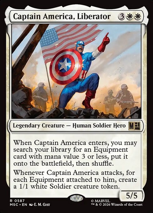 Captain America, Liberator (msc-587)