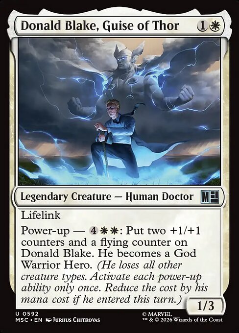 Donald Blake, Guise of Thor (msc-592)