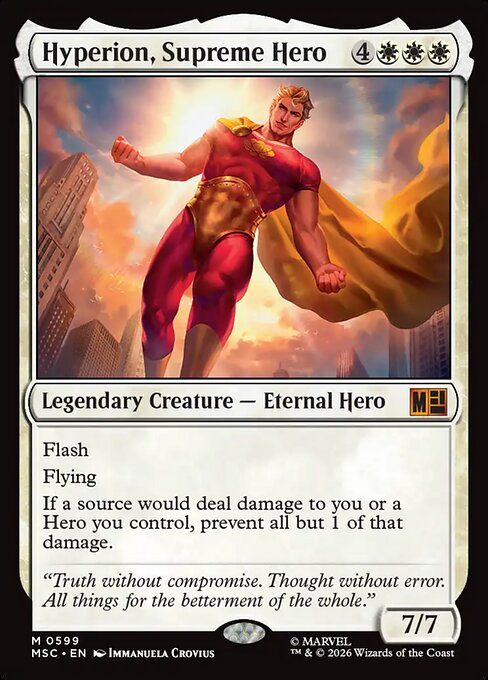 Hyperion, Supreme Hero (msc-599)