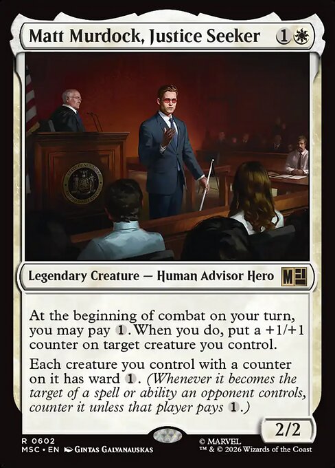 Matt Murdock, Justice Seeker (msc-602)