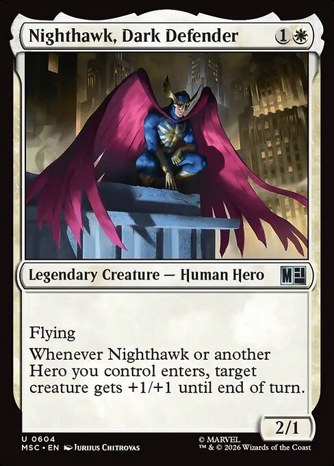 Nighthawk, Dark Defender (msc-604)