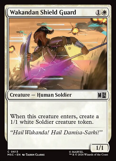 Wakandan Shield Guard (msc-613)