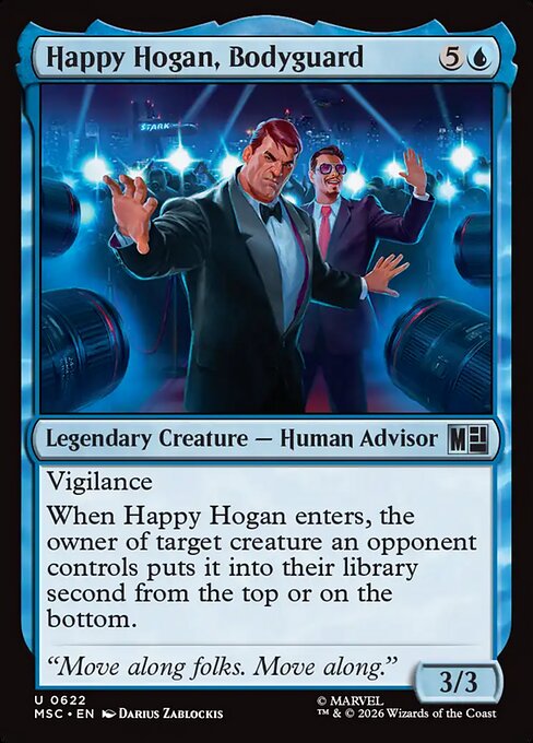 Happy Hogan, Bodyguard (msc-622)