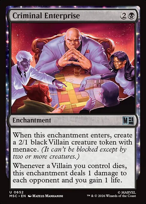 Criminal Enterprise (msc-652)