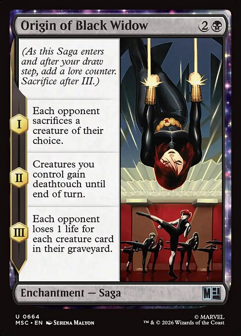 Origin of Black Widow (msc-664)