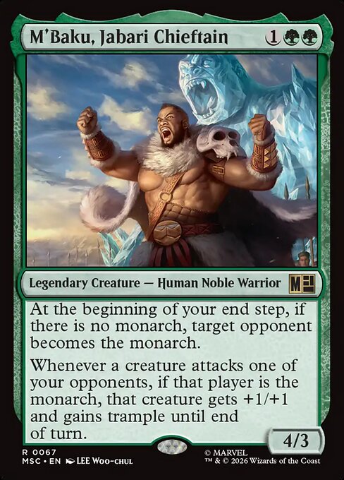 M'Baku, Jabari Chieftain (msc-67)