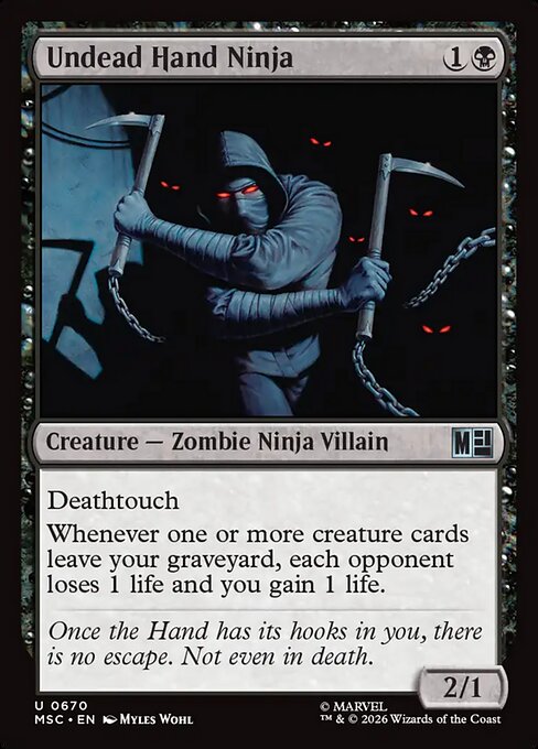 Undead Hand Ninja (msc-670)